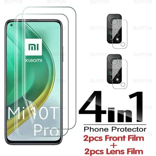 For Mi 10T Pro Full cover Front Hydrogel Film on for xiaomi mi 10 10t pro lite mi 10 ultra creen protector camera safety film