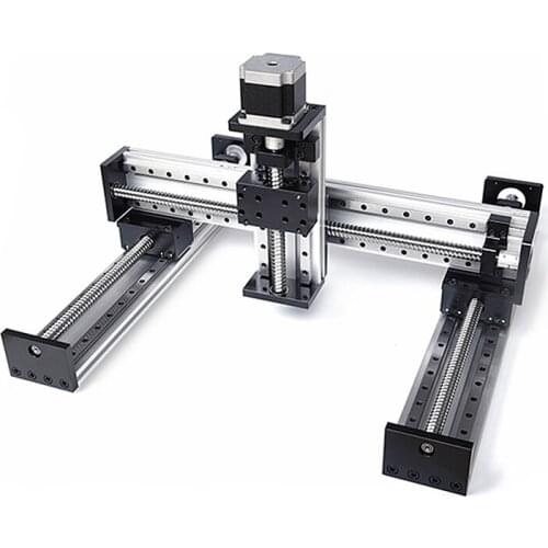 GX80 1204 1605 1610 Ball screw Linear Guide Motion Module 50-700MM Effective Stroke Rail Table With motor for CNC 3D Printer