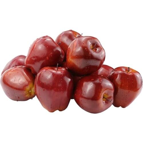 New 12 Pcs Fake Fruit Apples Artificial Apples Lifelike Simulation Red Apples Home House Decor for Still Life Kitchen Decor