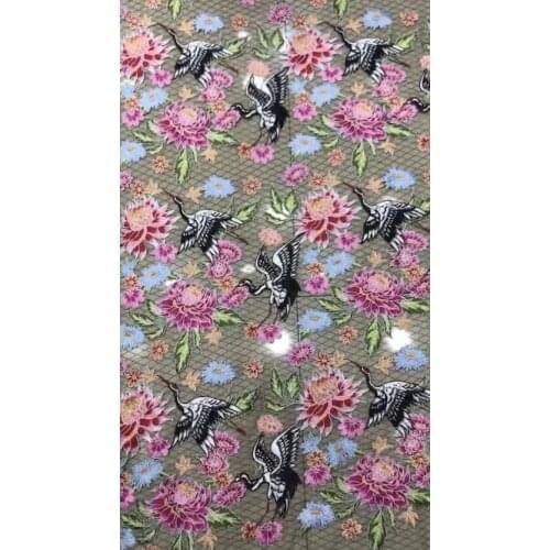 Good quality African Embroidery Lace Fabric L-41415 French Mesh Net Lace fabric