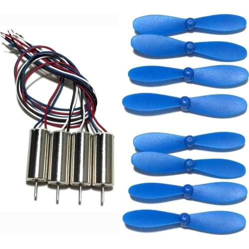 4D-V8 WiFi FPV Quadcopter 4DRC V8 Mini Drone Spare Parts Accessories Engines cw/ccw Motors propeller blade Maple Leaf set