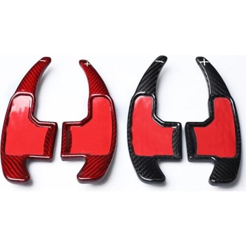 Fashion Carbon Fiber steering wheel DSG paddle shifters for Ford Mustang EcoBoost GT GT500 Shelby GT 350 Paddle Gearbox