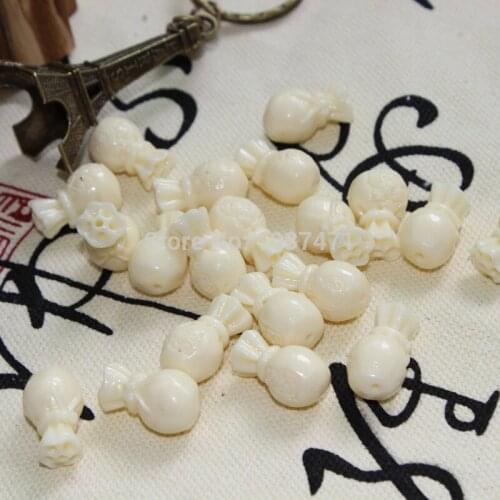 20pcs 18mm sewing kit Fukubukuro Modeling High imitation ivory beads accessories Charm crafts C070