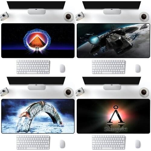 Stargate SG-1 atlantis Mousepad Multi-size deskmat Gamer computer gaming table pad mouse keyboard mat 300X800MM Carpet