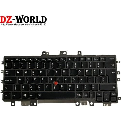 New Original NL Netherlands Dutch Backlit Keyboard for Lenovo Thinkpad Helix 2nd gen Laptop Teclado 00JT603 00UR056 00JT643