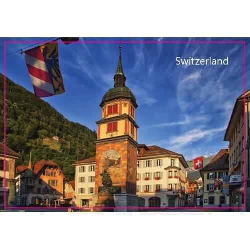 Tourist Magnets SOUVEMAG European Switzerland Landscape Fridge Magnet 5363 tourist attractions souvenir
