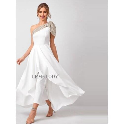 Yabreny Womens One Shoulder Dresses