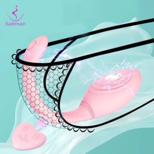 Wireless Remote Vibrator Panties Vibrating Eggs Electric Shock Vibrator Clitoris Stimulator Remote Control Sex Toys for Women