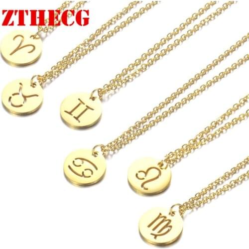 ZTHECG Women's Pendants Zodiac Signs