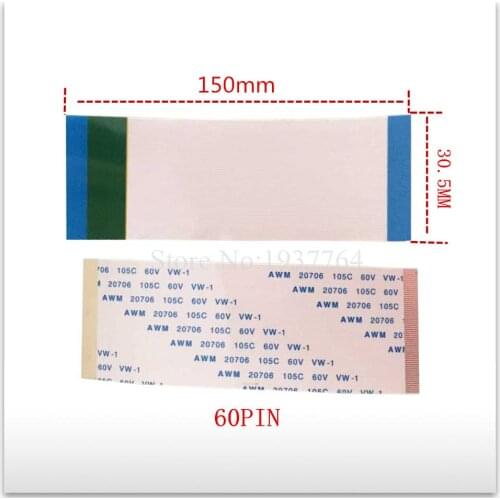 2pcs New Cable AWM 20706 E129545 AWM 20861 105C 60 V 60P 150mm de largoboard