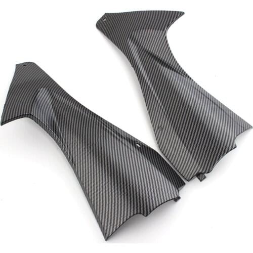 Motorcycle Side Air Duct Cover For Yamaha YZF R6 2006-2007 Carbon Fiber Paint ABS Plastic Fairing Insert Accessories