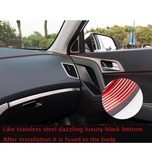 Car Decorative Strip Interior Decorative Iine Interior Modification Special Door Panel Gap Dashboard Decorative Strip 5m Luxury