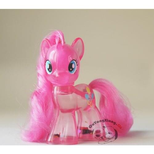 P8-081 Action Figures 8cm Little Cute Horse Model Doll Water Cuties Pinkie Pie Anime Toys for Children