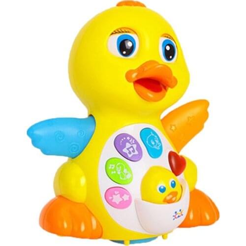 Baby Toys EQ Flapping Yellow Duck Sing Dancing Infant Music Electrical Universal Toys For Children Kids Early Education