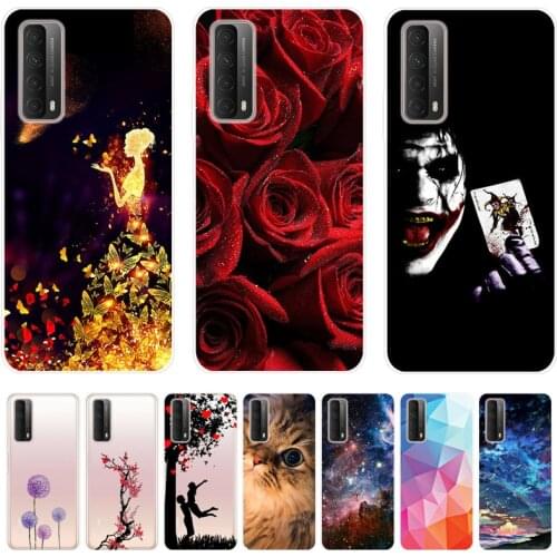 For Huawei P smart 2021 Case Psmart 2021 Case Soft Silicone TPU Back Cover Phone Case For Huawei P smart 2021 Peppa-L21B Case