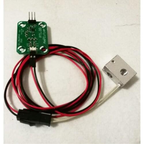 UP to 450 Degree, V6 PT100 Total Upgrade Kit - PT100 Amplifier Board + PT100 Temperature Sensor + V6 Heater Block