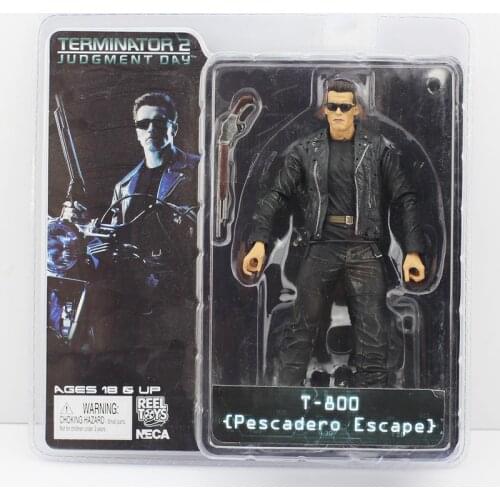 NECA Toys Terminator 2 T-800 Pescadero Escape Action Figure Toy Terminator Figure