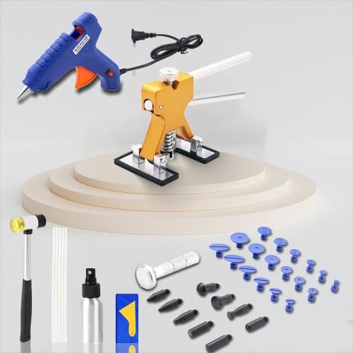 Car paintless dent repair tools Dent Repair Kit Car Dent Puller with Glue Puller Tabs Removal Kits for Vehicle Car Auto