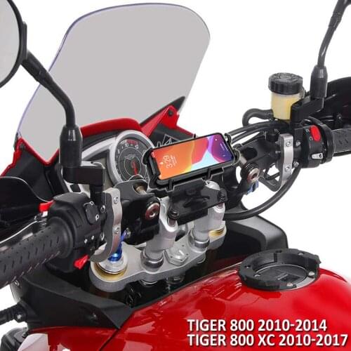 Tiger 800 XC 2010-2017 Motorcycle Navigation Bracket GPS Plate Bracket Phone Holder USB For Triumph Tiger 800 2010-2014