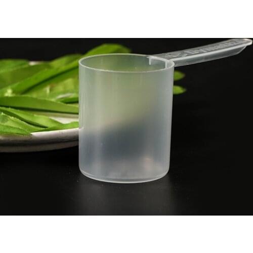 2pcs Plastic measuring cup-80ml Measuring Spoon Measuring Tool Kitchen Accessories Baking Tools Cook Plastic Teaspoon Scoop