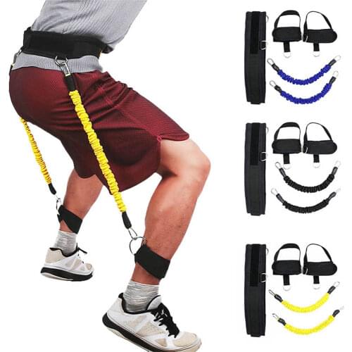 Resistance Band Multifunction Training 4 Tube Leg Exerciser Elastic Pull Rope Bands Yoga Fitness Foot Pedal Bodybuilding Sit-up