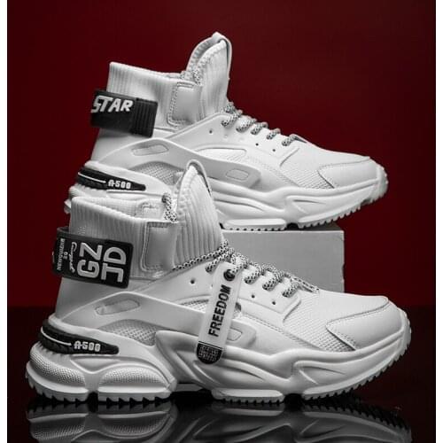 Trend Designer Thick Bottom Sport Shoes Men Sneakers Breathable Running Shoes for Men Trainers Fitness Jogging Chunky Shoes