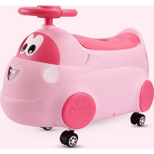 New Movable Car Baby Toilet Kids Car Driver Toilet WC Kids Multi-functional Boys Toy Training Toilet Portable Travel/Home Use