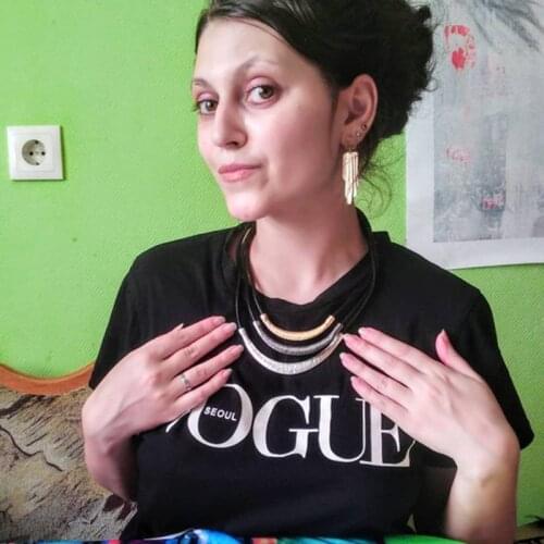 Suspension Jewelry For Woman Choker Necklace Christmas Gift Bohemian Ethnic Choker Decoration On The Neck Accessories Friend