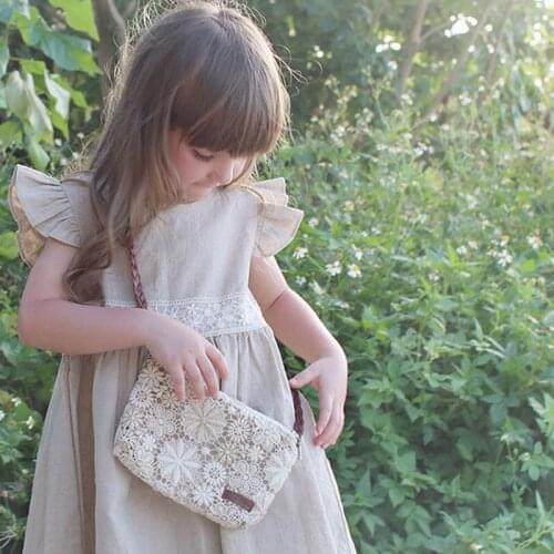 Casual Soft Fabric Quality Girls Summer Dress Beach Ins Hot Vacation Teenager Big Kids Outfit Childrens Clothes