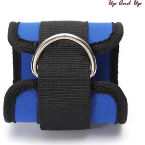 Adjustable Ankle Guard Strap D-ring Thigh Leg Pulley Gym Weight Lifting Multi Cable Attachment Fitness Protection 1Pair