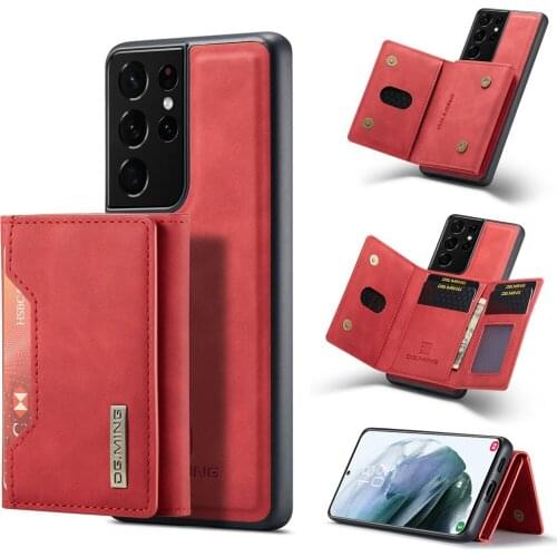 Luxury Leather Case For Samsung Galaxy S20 Plus Ultra FE S21 Ultra FE Case Wallet Phone Credit Card Shockproof Flip Cover