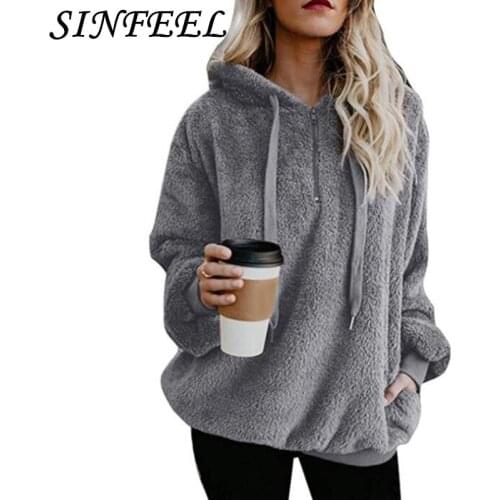Женские длинные толстовки SINFEEL China At AliExpress