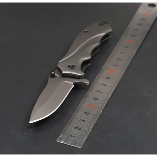 Small Folding Knife Outdoor Survival Tactical Knife 440C Stainless Steel Blade Camping Hunting Pocket Knives EDC Multi Tools