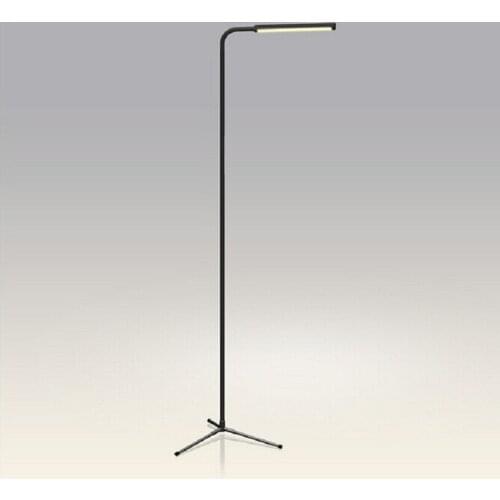 Modern Simple 5W LED Smart Standing Lamp Floor Lamp Dimmable Touch Black remote dimmable Floor Stand Lights