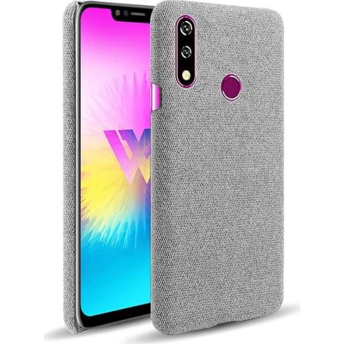 Cloth Cases For LG W10 Case Slim Retro Cloth Hard Phone Cover For LG W 10 lgW10 LMX130IM Coque Funda Capa