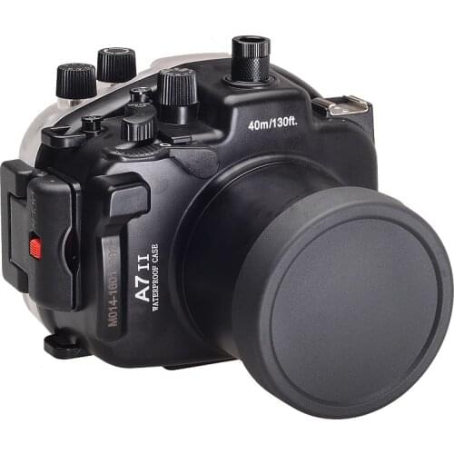For Sony A7 II A7s A7r Mark II 28-70 ILCE-7 ii 28-70mm A7M2 Meikon 40M 130ft Waterproof Underwater Diving Camera Housing Case