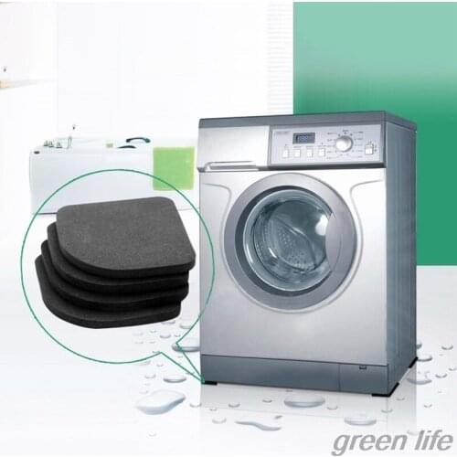 4pcs/set Washing Machine Non Slip Foot Feet Mat Anti Vibration Pad Shock Proof Refrigerator Floor Furniture Protectors