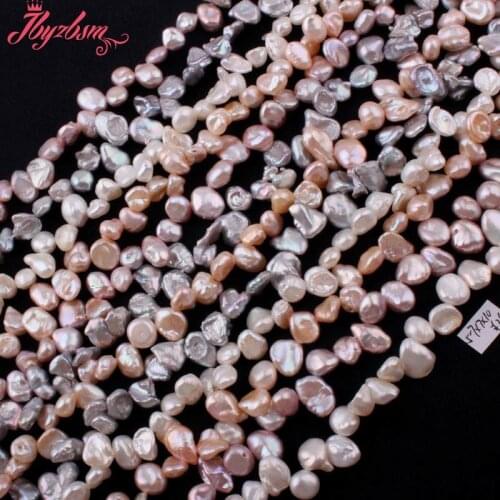 5x7-7x10mm Irregular Freshwater Pearl Beads Natural Stone Beads For DIY Necklace Earring Jewelry Making 14.5" Free Shipping