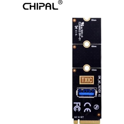 NGFF M.2 to USB3.0 Converter Adapter Graphic card Extender Card M.2 NGFF to PCI-E 16X Slot Transfer Card Mining m2 Riser Card