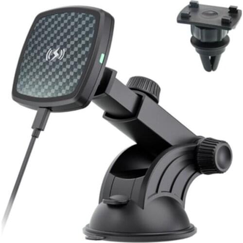 Wireless Car Charger Holder for iPhone 12 magetic Wireless Charging Mobile Phone Holder universal