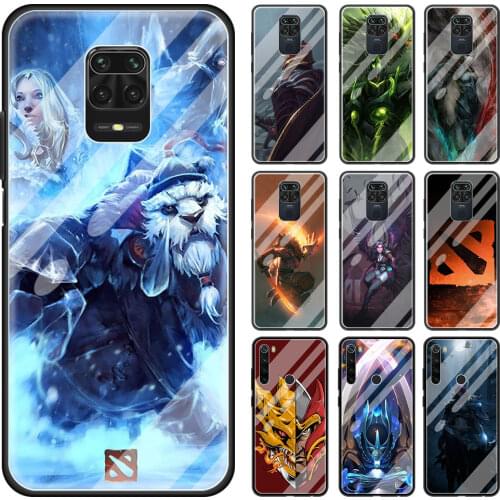 Phone Case for Xiaomi Redmi Note 9S 8T 7 8 Pro 9 10X 9A 7A 9C 9i 8A K20 K30 Pro Glass Cover Shell dota 2 Game