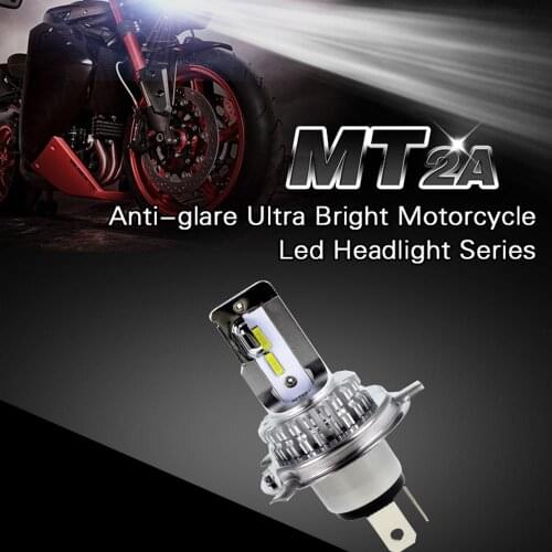 1PCS H4 LED Motorcycle Headlight HS1 Headlamp Moped Scooter ATV Motorbike Light Bulbs Motor Accessories 12V 18W