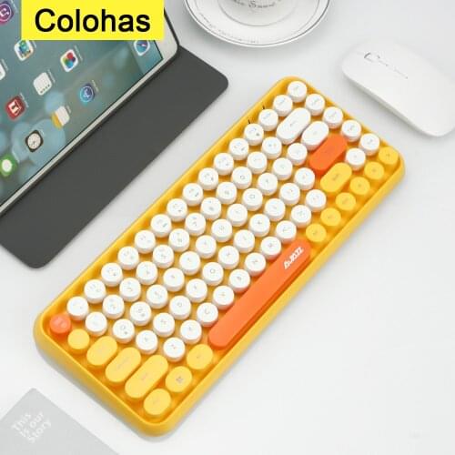 Bluetooth-compatible Keyboard For iPad Tablet Xiaomi Macbook Mini iPad Keypad Silent Wireless Keyboard For Computer Keypad