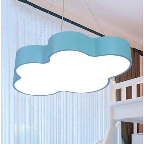 Colorful Children Bedroom Pendant Lights LED Modern Simple Cloud Shape Lamps For kids room Childrens Hospital Hanging Light