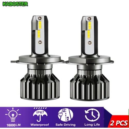 KABOSTER H1 H3 CSP Headlight Bulbs H7 LED Car Lights H4 880 881 H11 HB3 9005 HB4 9006 6000K 60W 12V 16000LM Auto Headlamps