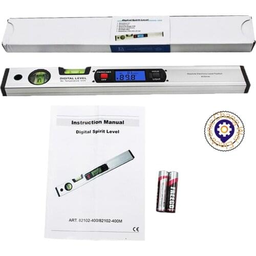 CNC Angle meter angle ruler digital display level electronic level ruler digital display slope meter 400MM angle ruler level