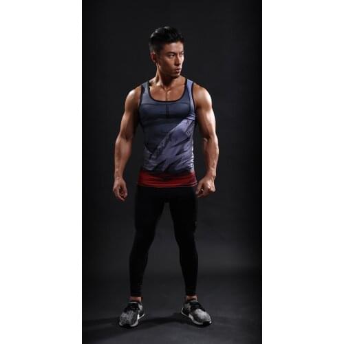 Newest Harajuku Cosplay Anime character Tank Tops harajuku Hipster 3d vest Handsome printed Unisex Summer style casual vest