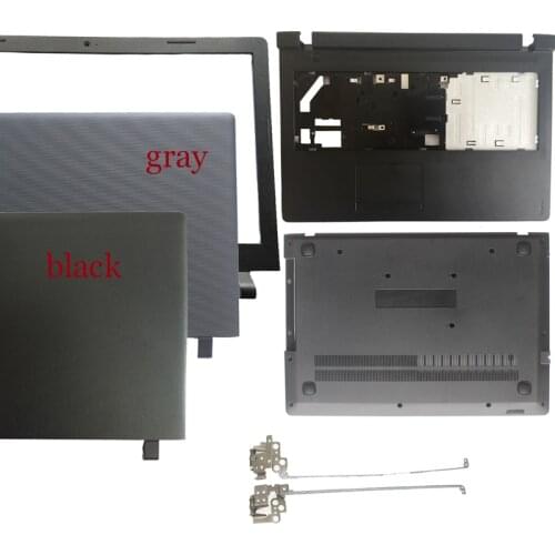 NEW FOR LENOVO Ideapad 100-15 100-15IBY B50-10 black LCD top cover case/LCD Bezel Cover/Palmrest COVER/Bottom case/LCD hinges