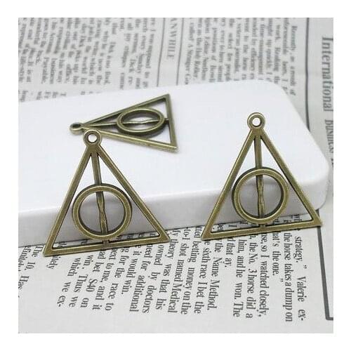 Wholesale 5pcs DIY Zakka Hand Made Metal Antique Bronze Silver Charms DIY Jewelry Pendant Accessories ZN-86