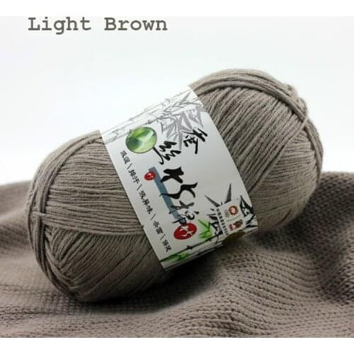 Wholesale Colors Soft Natural Smooth Bamboo Cotton Knitting Yarn Milk Cotton Yarn Knitting Wool Thick Yarn for Scarf Sweater